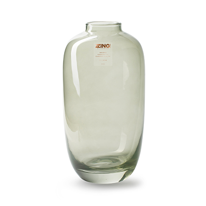 Zzing vase 'magret' green h27 d14 cm