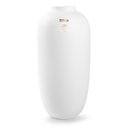 Zzing vase 'magret' white h40 d19 cm