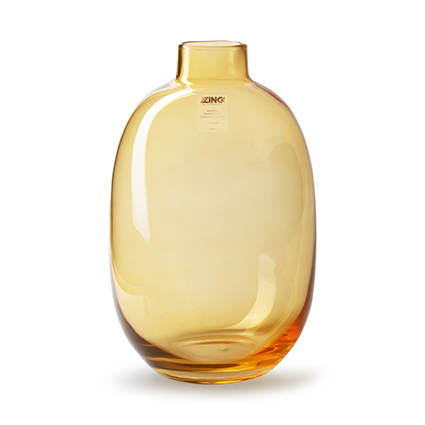 Zzing vase 'madonna' amber h30 d19 cm