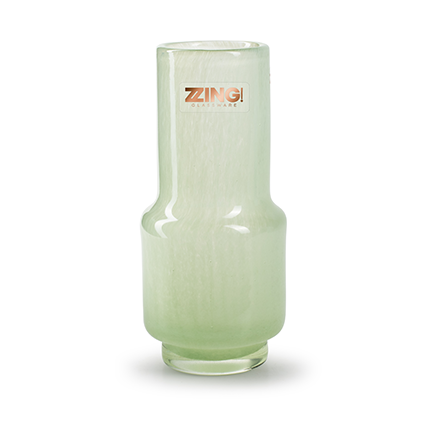 Zzing vase 'kaya' mintgreen h18 d8 cm