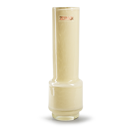 Zzing vase 'kaya' beige h25 d8 cm