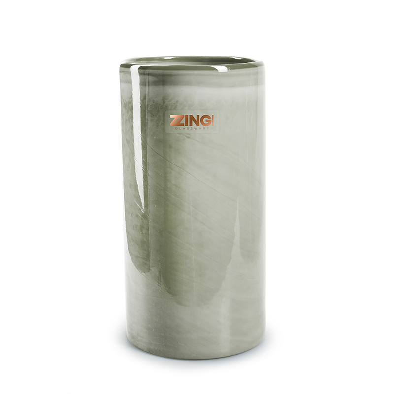 Zzing cilinder 'duncan' groen h31 d15 cm