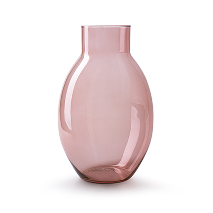 Vase 'lola' pink h32 d20 cm