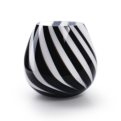 BKF vase 'trimble' zebra h14.5 d15 cm