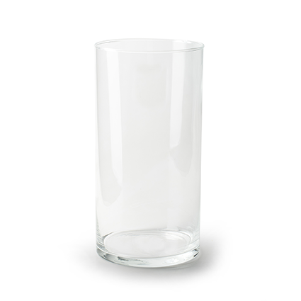Cylindervase clear h30 d15 cm