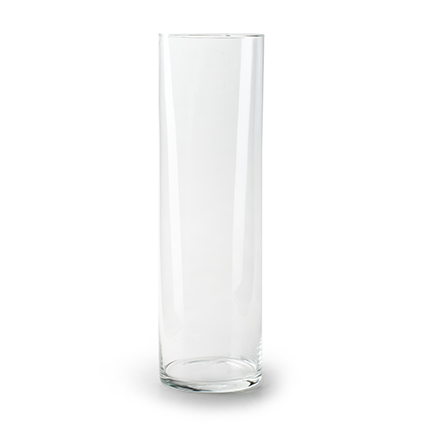 Cylindervase clear h50 d15 cm