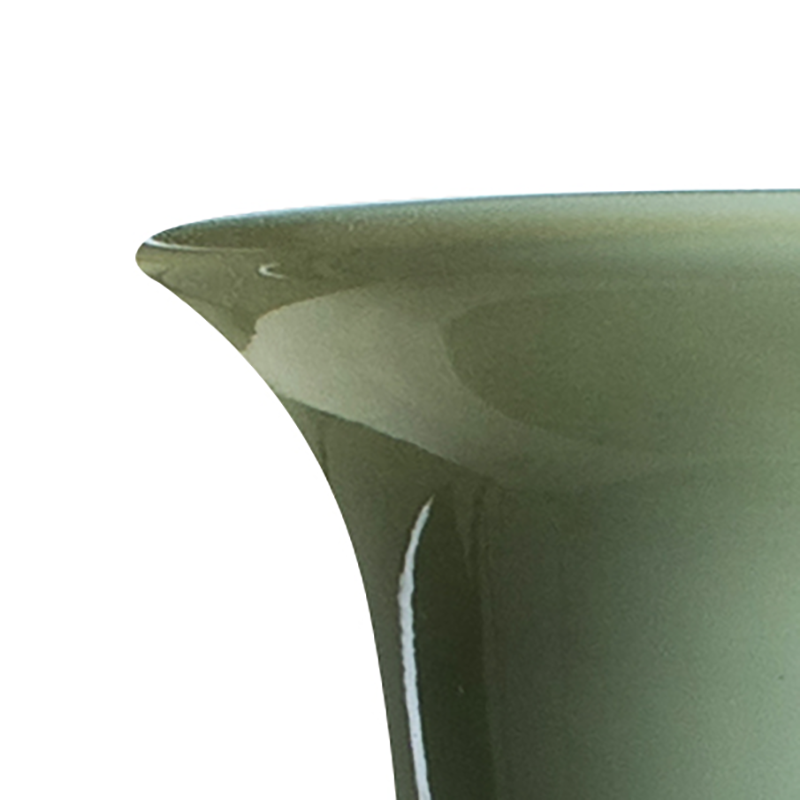 Eco fles 'tinkles' mint groen glans h35 d23 cm