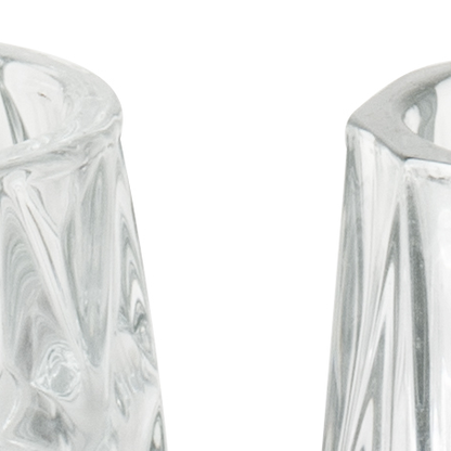 Theelichthouder 2 ass. 'sary' h10,5 d9 cm